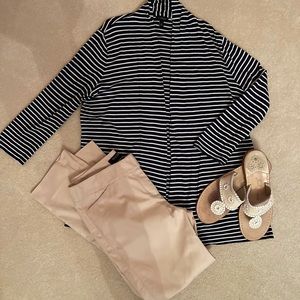 Talbots Ladies Knit 3/4 Sleeve Sweater/Jacket Size Small